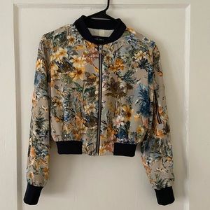 Zara flower jacket
